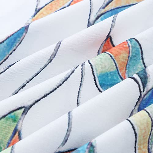 Womens Tops,Women's V Neck Mesh Panel Blouse 3/4 Bell Sleeve Loose Top Shirt Tops For Women Work Casual 3/4 Sleeve Shirts For Women Dressy Cute Blouses For Women White Shirts For Women #TOP6