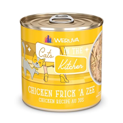 Weruva Cats in The Kitchen, Chicken Frick 'A Zee Wet Cat Food, 10oz Can (Pack of 12)