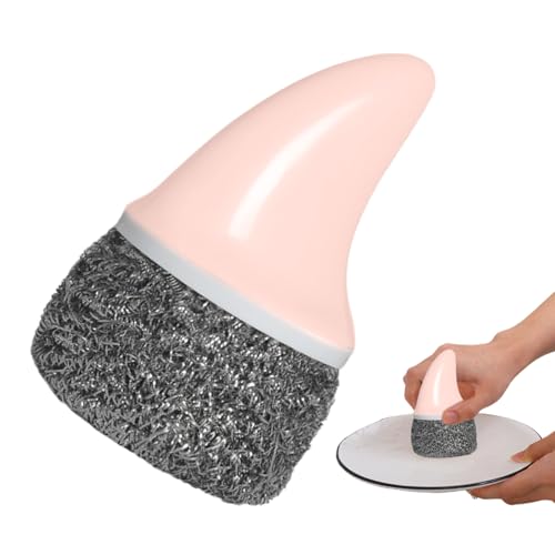 Dish Brush | Shark Shape Cookware Scrubber | Wire Ball Pot Scrubber,for Pan Pot Dish Cookware Kitchen Dishwasher Household Grilling Commercial Barbecue