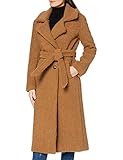  Amazon-Marke: find. Damen Jacke Longline Teddy Coat, Braun (Brown Brown), 42, Label: XL