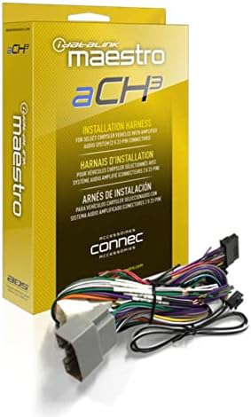 Idatalink Maestro HRN-AR-CH3 Plug and Play Amplifier T-Harness for 2012+ Chrysler, Dodge, Jeep Vehicles (ADS-MAR Universal Amplifier Module Required)