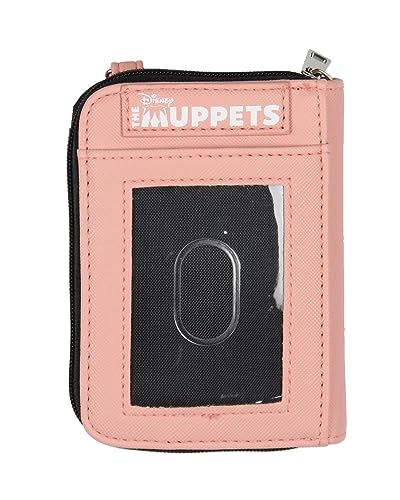Bioworld The Muppets Beaker Mini Compact Zip Around Wallet with Dr. Bunsen Honeydew Charm4
