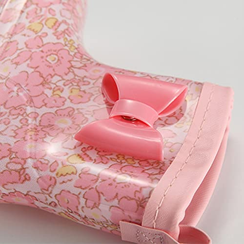 Toddler Kids Rain Boots Cartoon Star Boys Girls PVC Rain Boots Non Slip Outdoor Fashion Casual Shoes4