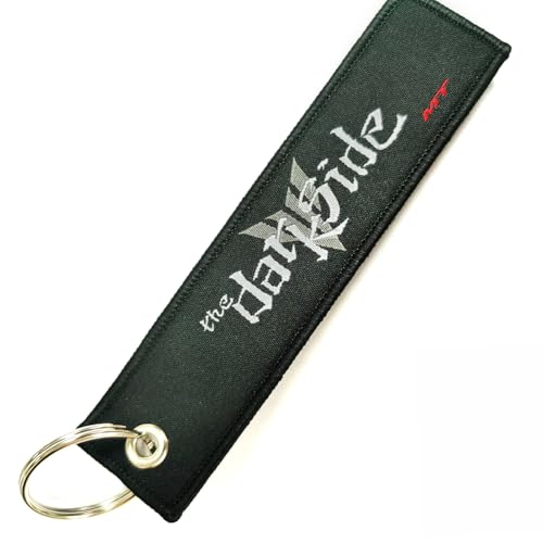 Image of Motorcycle Keychain Metal Key Tag Label Ring Compatible With Yamaha FZ10 MT10 Black Red