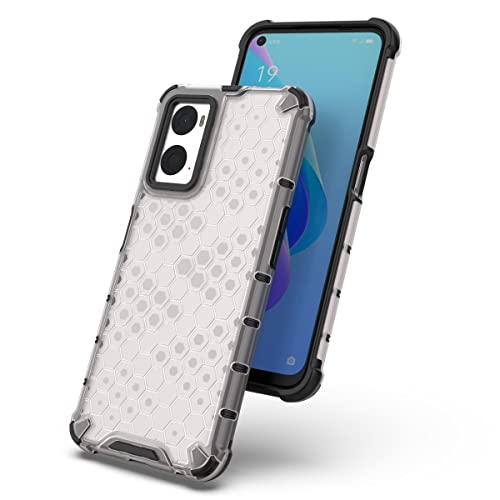Image of Glasgow Back Case Cover Compatible with Oppo A76 / A96 (Stylish Design) - Transparent