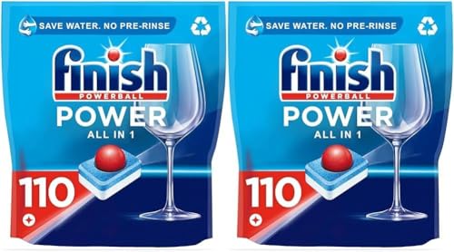 Finish Max All in 1 Powerball, 110 Tabs (Pack of 2)