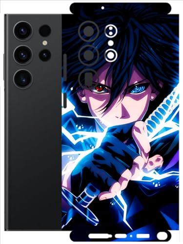 Image of AtOdds - Full Body Back Screen Guard Protector Film - Lamination Wrap Skin Sticker Compatible with Samsung Galaxy S23 Ultra (5G) | Scratchproof Matte Finish (Anime 42)