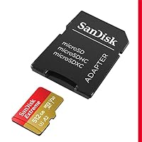 SanDisk Extreme microSDXC UHS-I Speicherkarte 512 GB + Adapter (Für Smartphones, Actionkameras und Drohnen, A2, C10, V30, U3, 190 MB/s Übertragung, RescuePRO Deluxe) – Ansicht 2