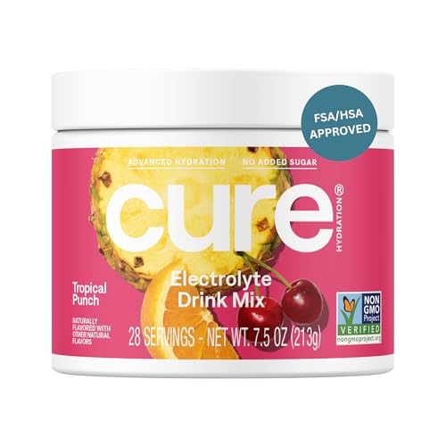 Cure Hydration | Plant-Based Electrolyte Drink Mix | No Added