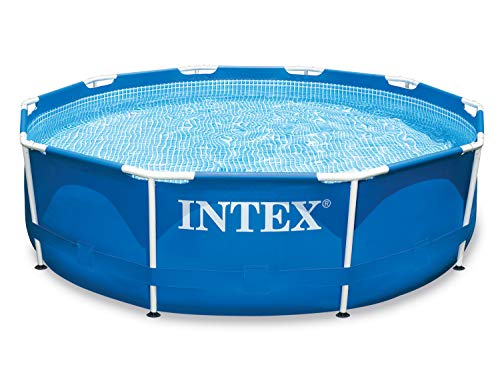 4in1 Set Metal Frame Gartenpool 305 x 76 cm mit Filterpumpe 1250 Liter/Stunde und Ersatzfilter 13 Stück INTEX 28200