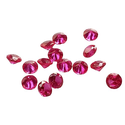 Zircone à facettes rose rubis 2mm diamant CZ étincelant pour sertissage et création joaillerie