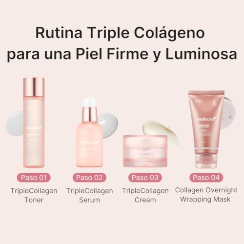 Miniatura 7 de Medicube Crema De Triple Colágeno, Hidratante Y Reafirmante Con Ácido Hialurónico, Elastina De Primera Calidad Y Manteca De Karité, Crema De Triple Colágeno Para El Cuidado De Las Arrugas, 1.69 Oz