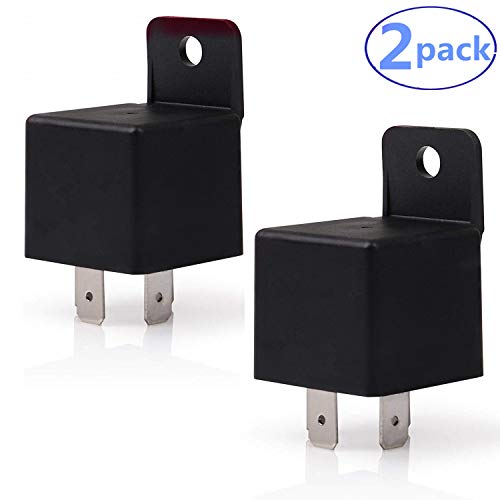 SoundOriginal Car Hron Relay 4 Pin 12v 40amp Spst Model No JD1912 12VDC 40A 14VDC Auto Switches & Starters, 2 Pack