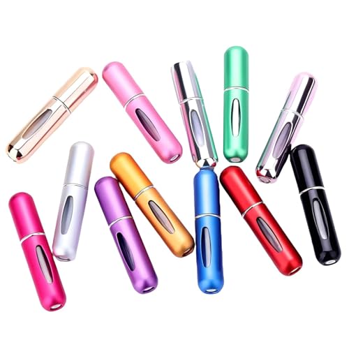 Image of Portable Perfume Refill Bottle Atomizer Spray, Leak Proof Pocket Fragrance Dispenser with Refillable Design for Travel (Pack of 1 | Multicolor)