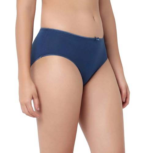 Image of juliet Cotton Hipster Premium Panties Set of 5 Full Coverage Stretchable Fabric