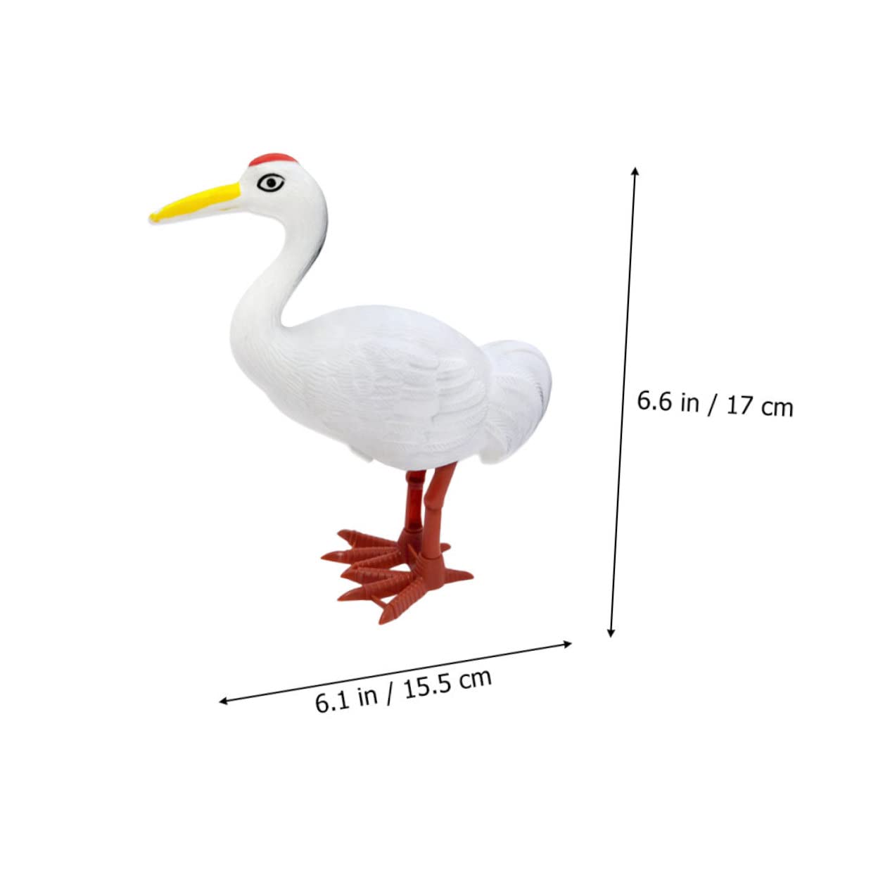 Toddmomy Faux Crane Wind-up Toy 4pcs Simulation Toys for Boys and Girls 1-3 Years for Boys and Girls