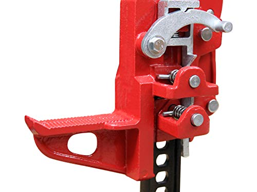 YIYITOOLS 48" Farm Jack 48 inch Steel Jack Floor Jack all-cast Jack - Red, JJ-1-001, Car Jack | Hydraulic Jack | Rotopax | Jack Stands - Thumbnail 6