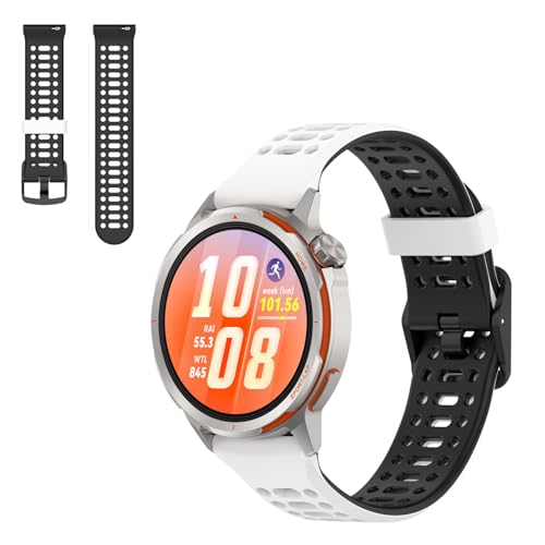 For HUAWEI WATCH GT Runner 2 �o���h �R���p�`�u�� �����x�� �X�|�[�c�X�g���b�v �����x���g �X�|�[�c �V���J�Q�� �o�b�N���t�� �X�e�����X�������o���h �t�@�b�V���� ��� �j�����p �T�C�Y�����\ �אg �_�炩������C���ʋC��