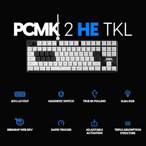 Teclado Gamer PCMK 2HE TKL Conectividad USB-C miniatura 2