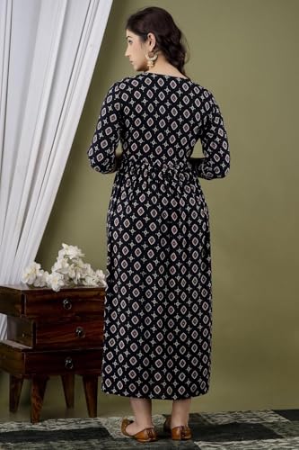 Image of Women's Maternity Kurti for Feeding Zippers |Easy Breastfeeding Kurti for Nursing Pre and Post Pregnancy (Combo of 2 Kurti)