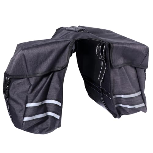 COMPUKAS Bolsa Bolsillos Laterales y Fácil de Instalar de Gran Capacidad 25l para Bicicleta de Montaña Adecuado para Ciclismo y Viajes al Aire Libre