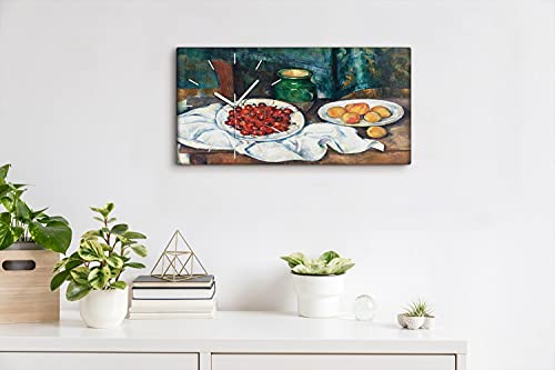 Art mural moderne avec horloge en toile de qualité - 4