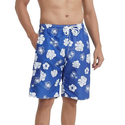 Image of Mens Swimming Trunks Swim Trunks Quick Dry Swim Shorts with Mesh Lining Funny Swimwear Bathing Suits