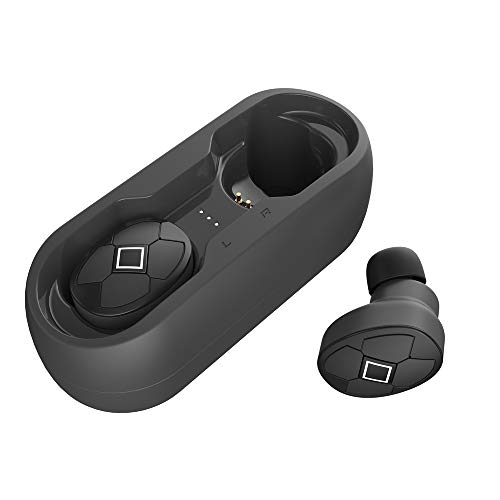 True Wireless Bluetooth 5.0 Earbuds Mini in-Ear Headphones Wireless Earphones Sweatproof Headset HiFi
