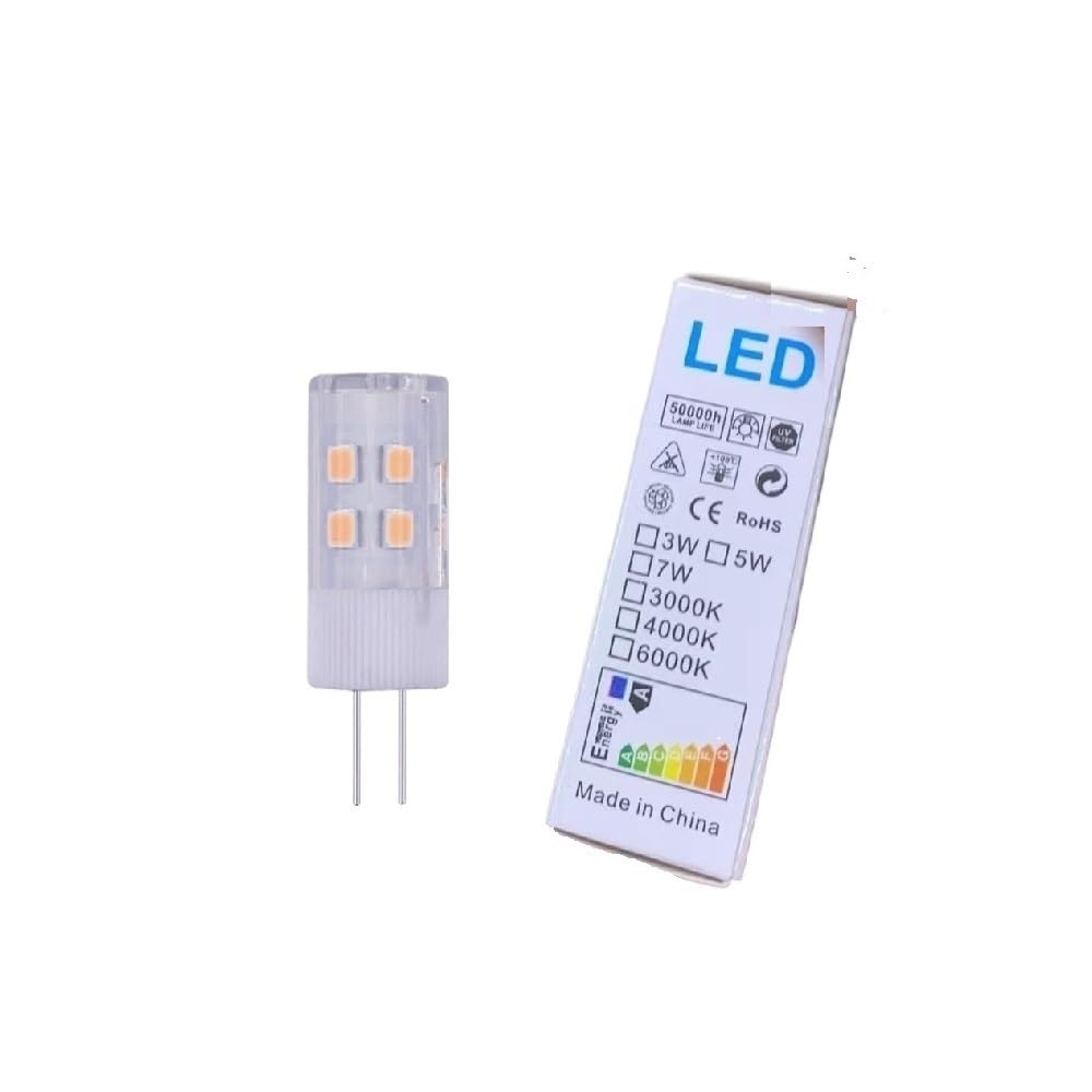 Fengyan Casa Lampadine, Confezione da 20, Lampada LED a Mais 2835SMD-15LED G9/E14 2W AC220V Lampadina LED a Mais in Ceramica Senza Sfarfallio(Blanc,G9-2W)