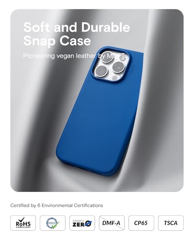 Coque MagSafe iPhone 15 Plus MOFT technologie MOVAS cuir végétal