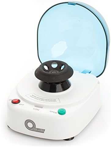10,000 RPM Mini Centrifuge, Includes 6-Place Micro Tube Rotor and 16-Place PCR Strip Rotor. Spins 1.5ml Micro Tubes.