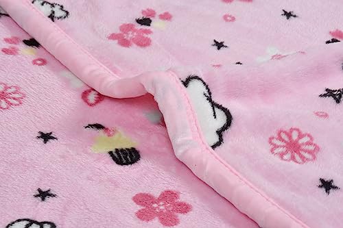 Image of Florida All Season AC Baby Blanket Swaddler Wrapper Flannel Soft and Comfortable for 0-5 Years Babies with Adorable Prints and Designs (Pink Unicorn)