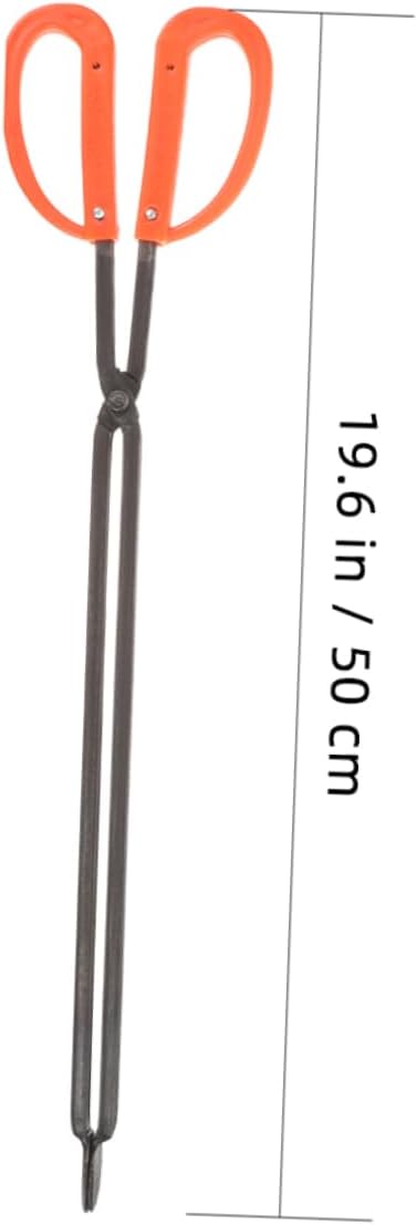 Log Grabber Trash Picker Tongs, 2 Piece Metal and Plastic