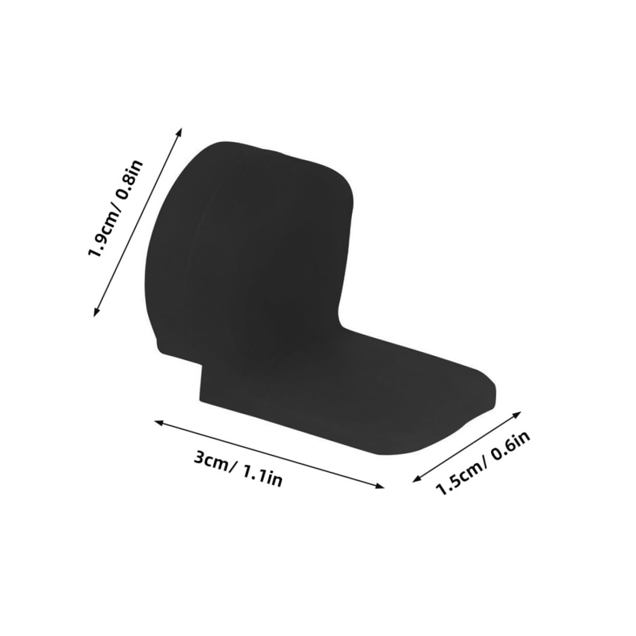 HEMOTON Accessories 8pcs Silicone Finger Rests for Oboe and Other Woodwind Instruments