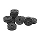Cymbal Felt Washer, 20 Stück 4cm graue rutschfeste Cymbal Filz Unterlegscheiben für Schlagzeug Becken Ständer Ersatzteile