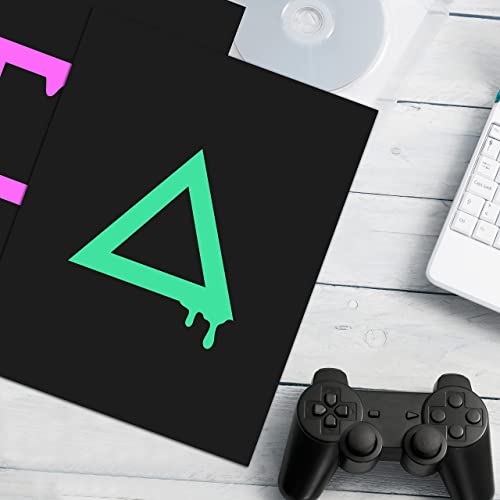 Playstation Decor Wall Art - Playstation Poster Video Game Decor Art - Gamer Decor Print Posters For Boys Bedroom Game Room Decor - Gaming Decor For Boys Room - Great Gamer Teen Room Decor Gifts Ps5 Ps4 -  Fortnite Room Decor - Set Of 4 (8X10) Prints - Unframed  #TOP4