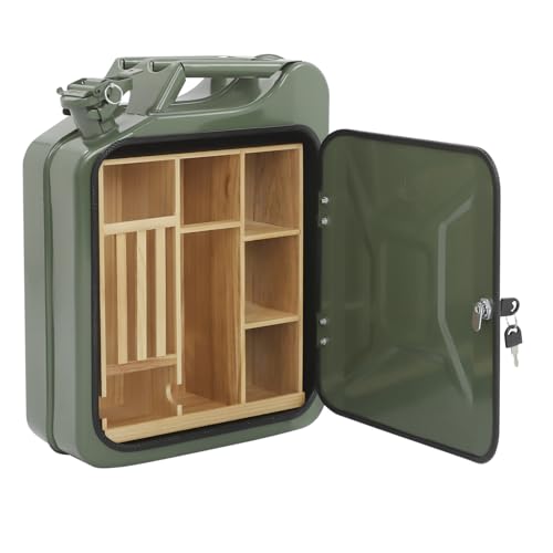 lousriyy 35x15.5x47cm Kanister Bar,Abschließbare Minibar mit...