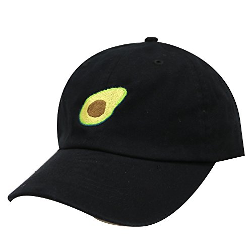City Hunter C104 Avocado Cotton Baseball Dad Caps 18 Colors (Black)