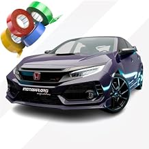 KPMF Chrome Delete Tape Stripe | Vinyl Film Car Wrap Custom Stripes | Gloss Hypnotic Black Violet | K75459 | 13" x 25ft | Instawraps Heat Resistance Pro Wrapping Glove - Included