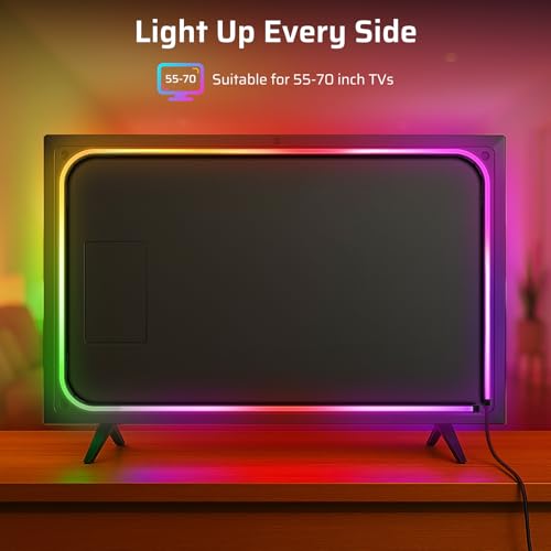 Tira LED RGB para TV 55-70 pulgadas con control y app miniatura 2