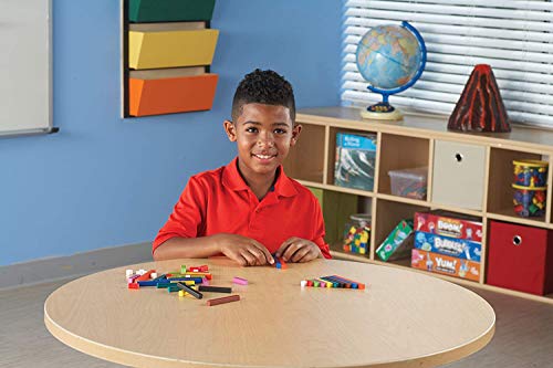 Varillas de espuma para cuisenario con bolsa para aprender fracciones y cálculo visual 6