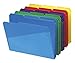 Smead 10540 Slash Pocket Poly File Folders, 1/3 Cut Top Tab, Letter, Assorted (Box of 30)