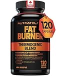 Nutratology Thermogenic Fat Burner | Canadian-Made | Metabolizes Carbohydrates & Fats - Appetite Suppressant That Helps Satiety - Weight Loss Pills for Women & Men - Keto-Friendly - 120 Capsules