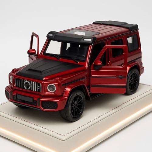 Image of Diecast Mercedes-Benz G Wagon Car AMG G63 - 1:32 Scale Alloy with Light & Sound, Pull-Back Off-Road SUV Toy for Kids & Collectors, Gift for Boys & Car Enthusiasts (Color as per Stock)