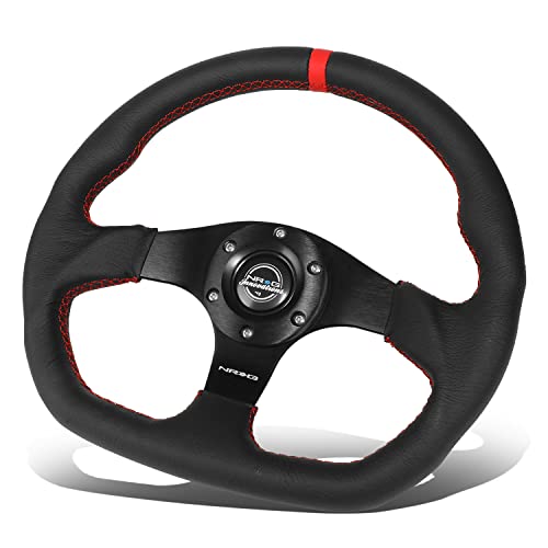 Nrg Innovations Nrg-rst-024mb-r-rd Reinforced Steering Wheel - 320mm Sport Le...