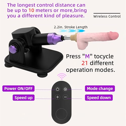 Sex Machine New Tank Automatic Dildo Machine with 7 Attachments - Image 2