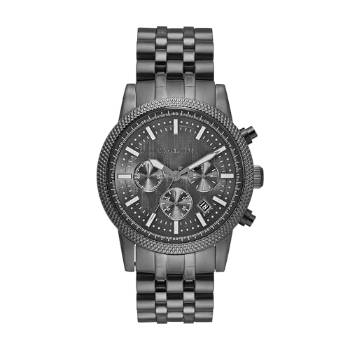 Image of Michael Kors Hutton Gun-Metal Watch MKO1164