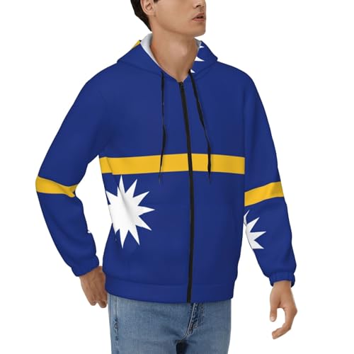 Sweat à capuche zippé thermique homme idéal pour les sorties froides Nauru