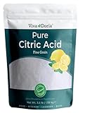 Viva Doria 100% Pure Citric Acid, Food Grade, Fine Grain, 3.5 Pounds (56 Ounces)