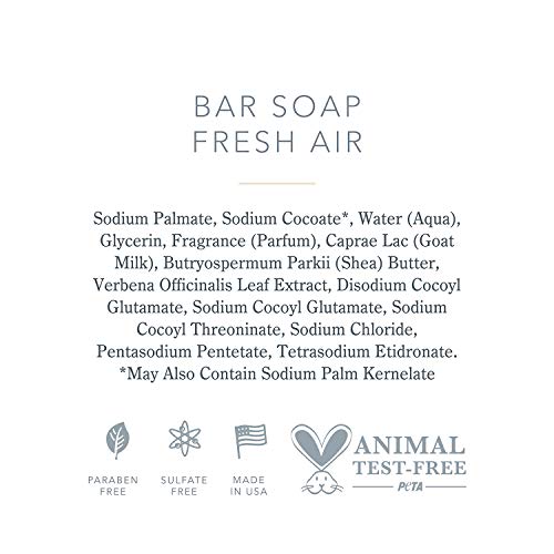 Beekman 1802 Goat Milk Soap Bar, Fresh Air - 9 Oz - Nourishes, Moisturizes & Hydrates The Body - Good For Sensitive Skin - Cruelty Free #TOP5
